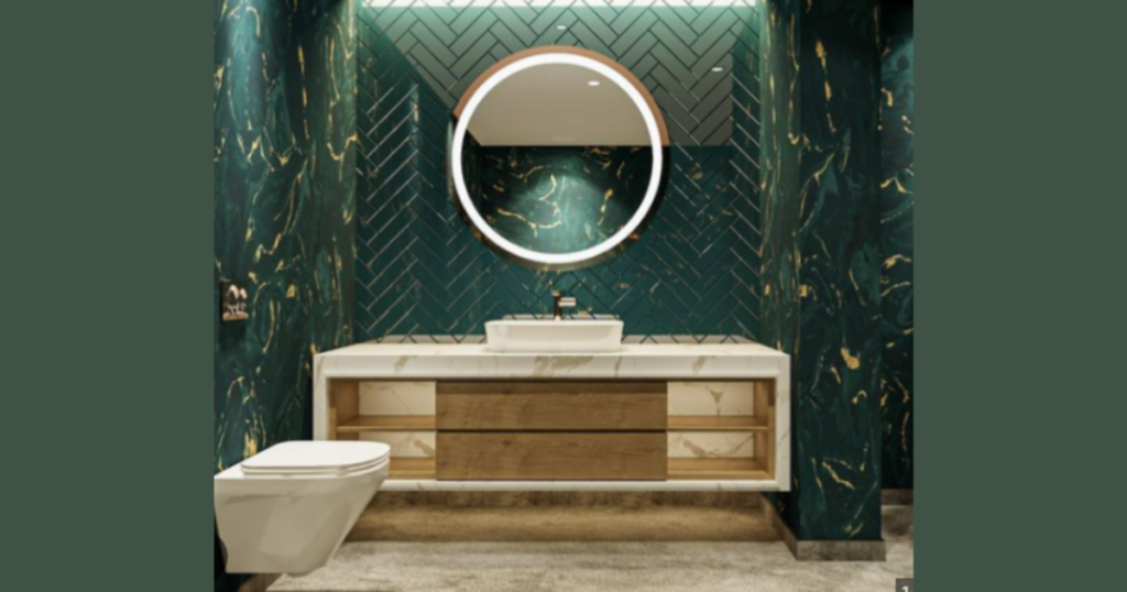 Statement Art Bathroom Interior Design for Personality