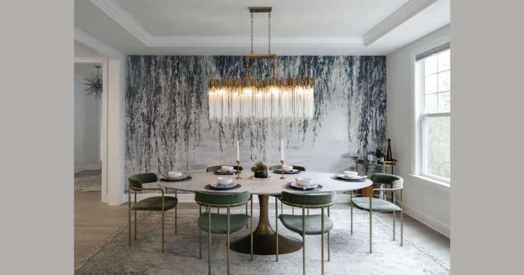 Statement Chandelier Ceiling Focus for Dining Rooms