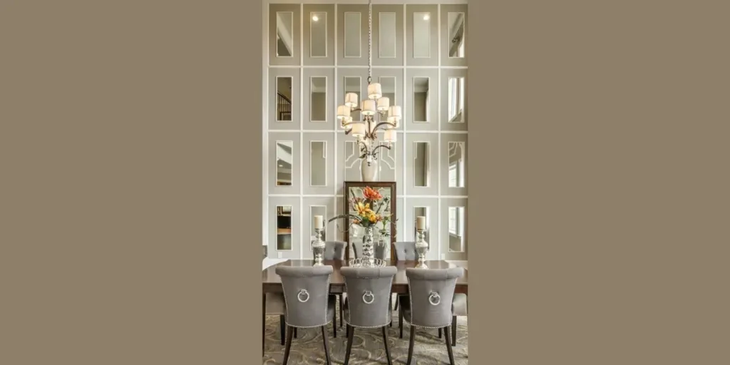 Statement Mirror as an Accent Wall Feature