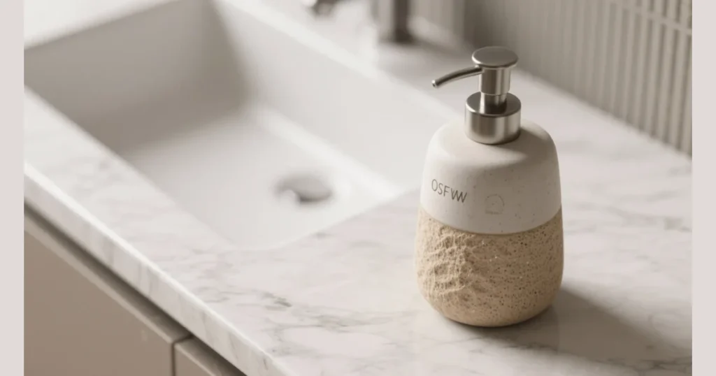 Stylish Soap Dispensers for a Modern Counter Look