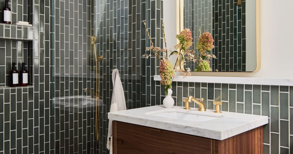 Subway Tiles with Vertical or Stacked Patterns