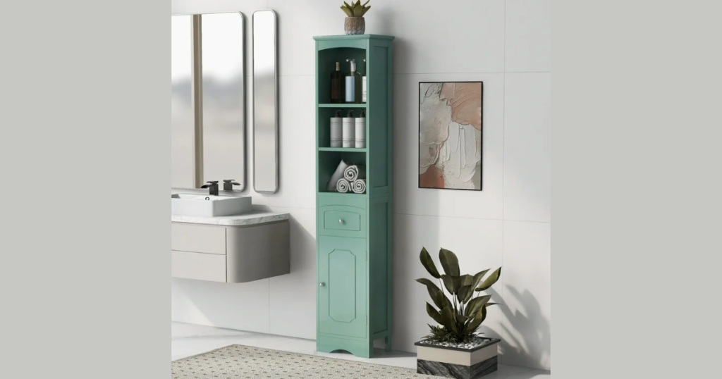 Tall Linen Cabinets for Vertical Storage