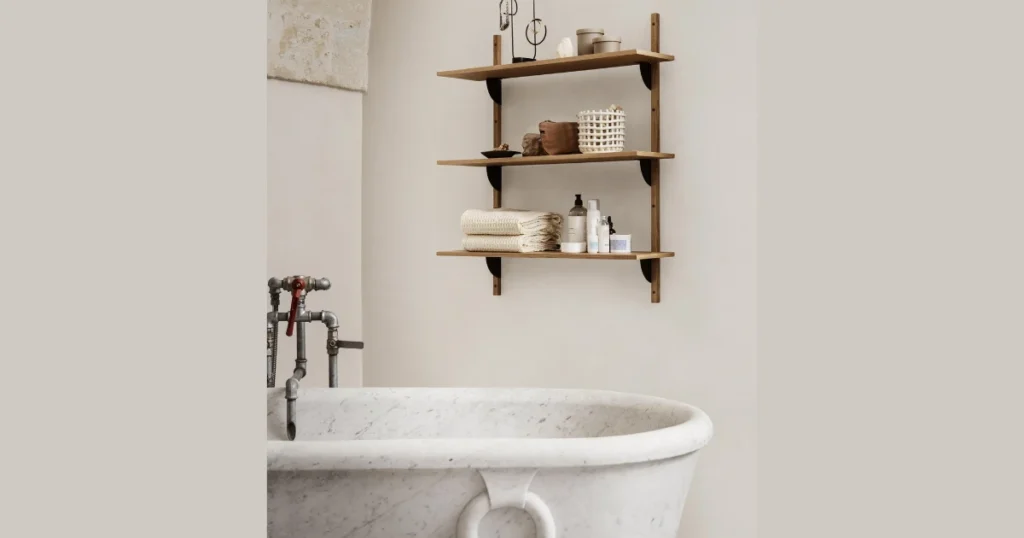 Thin Floating Shelves for Narrow Spaces