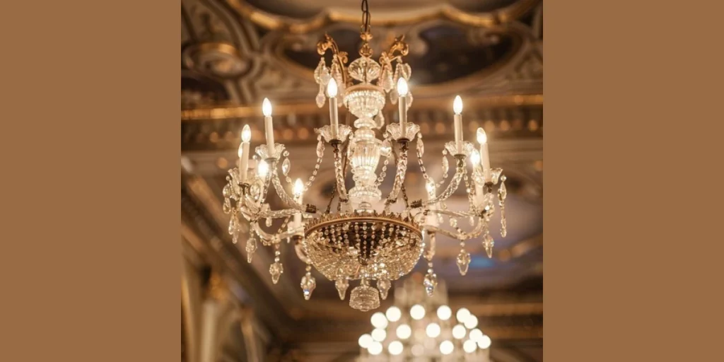 Crystal Ceiling Light for Subtle Elegance