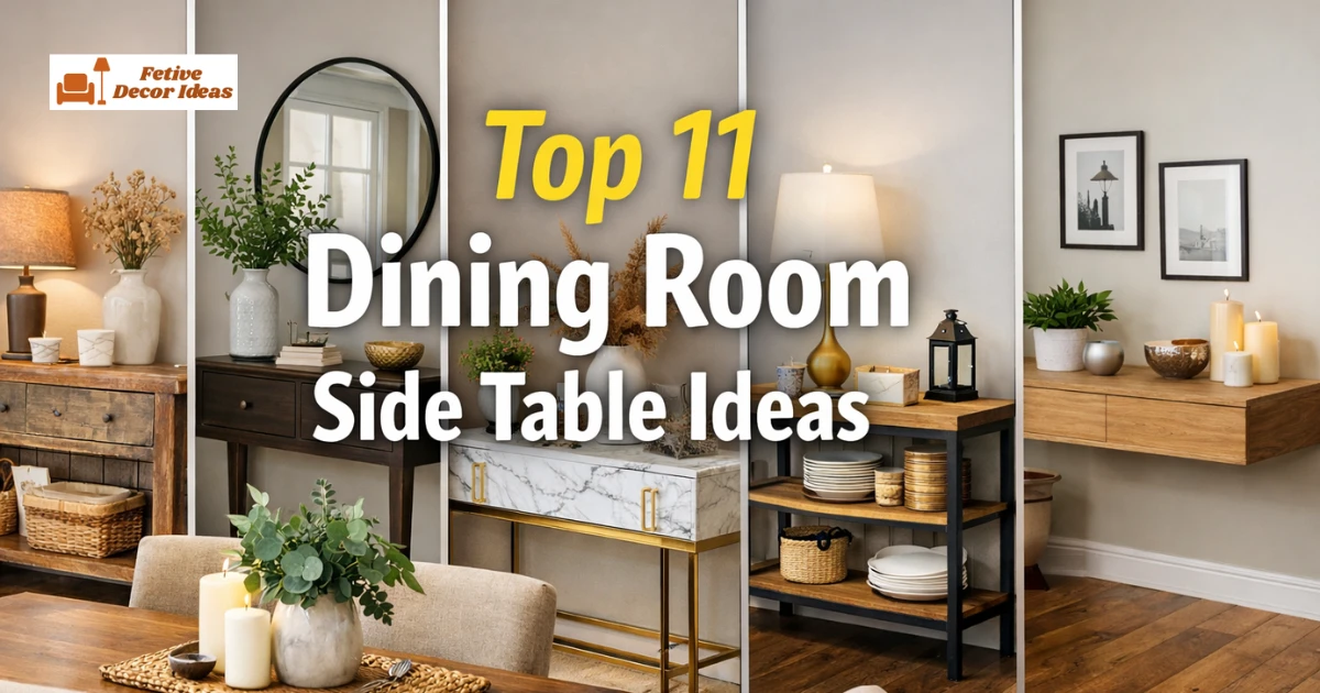 Dining Room Side Table Ideas