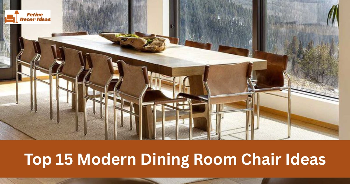 Modern Dining Room Chair Ideas