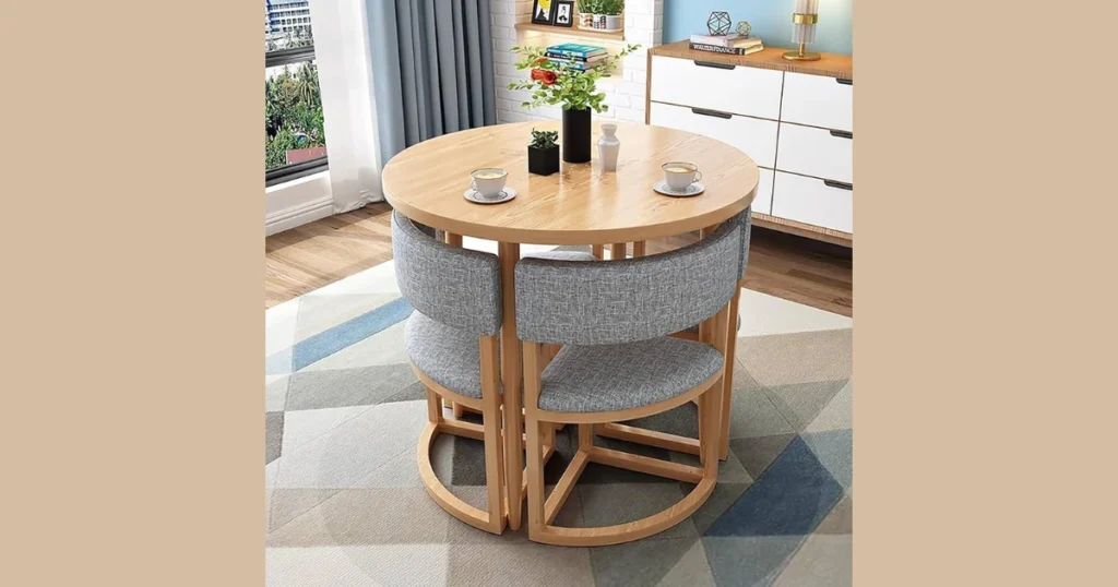  Traditional Wooden Dining Room Table Set