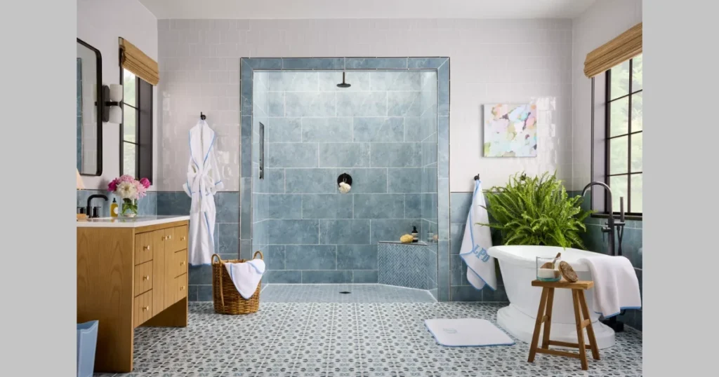 Two Pattern Tile Combination