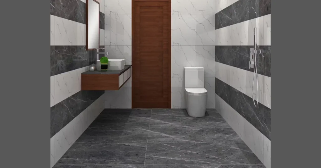 Two-Tone Wall Tile Combination