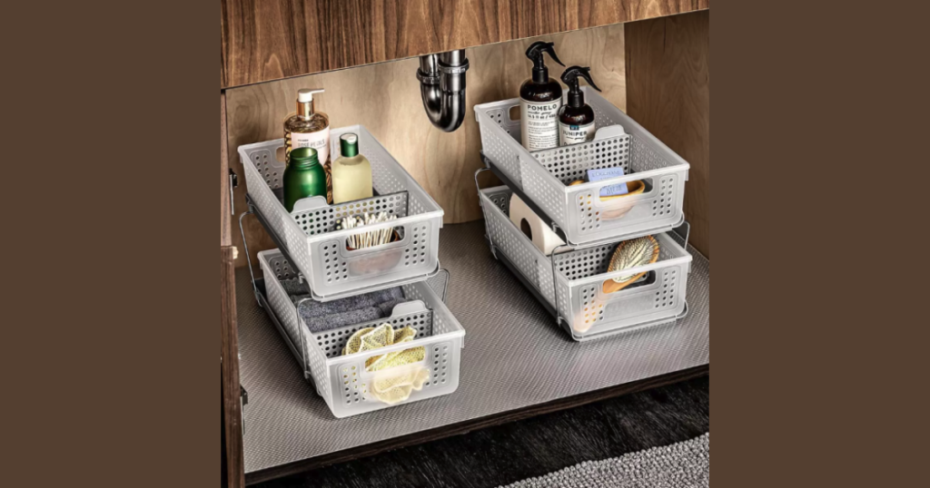 Under-Sink Storage Containers for Hidden Space