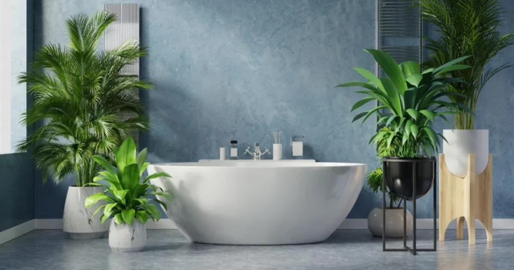 Introduce Greenery for a Fresh Bathroom Feel