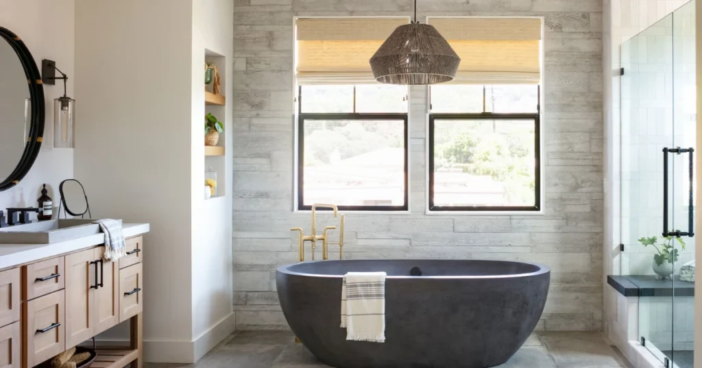 Create an Accent Wall for a Bold Bathroom Statement