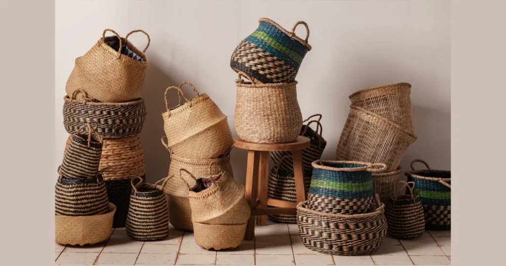 Use Decorative Storage Baskets for Function and Style