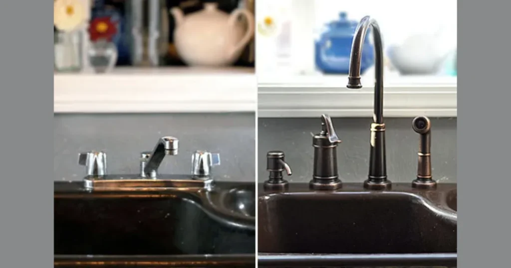 Replace the Faucet for a Clean and Modern Upgrade