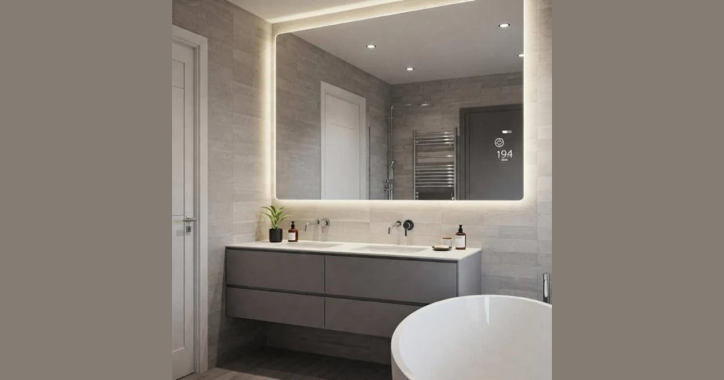 Upgrade Bathroom Mirror with LED Features