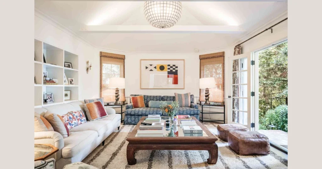 Vintage and Modern Furniture Combination