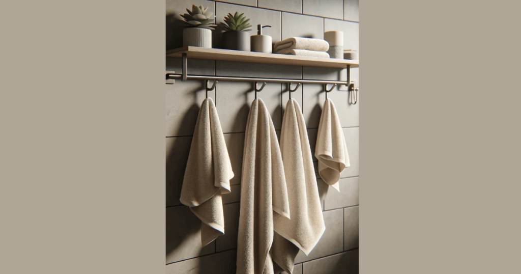 Wall Hooks Instead of Towel Bars