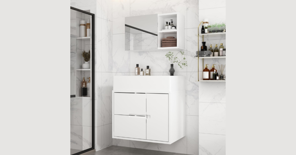 Wall-Mounted Cabinets for Hidden Storage 