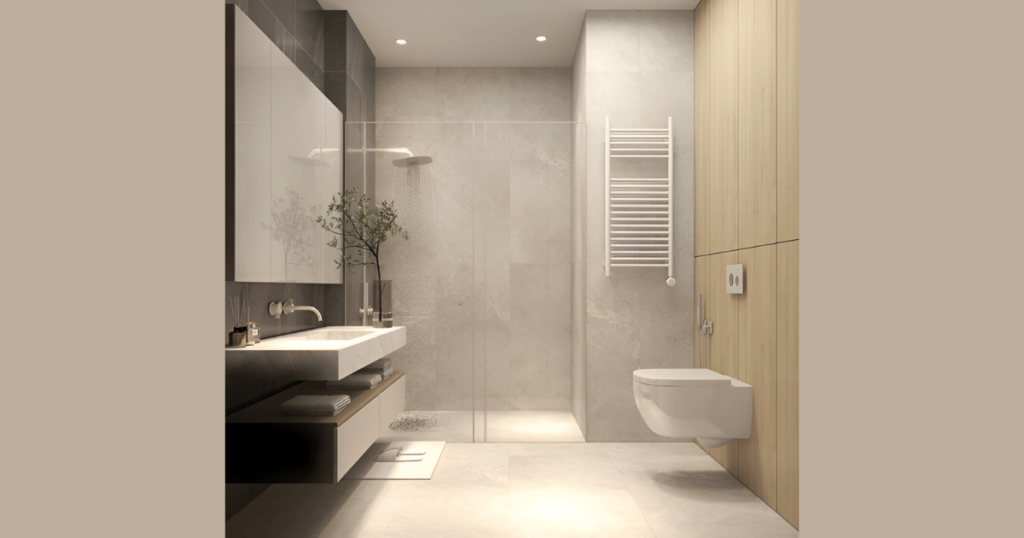 Wall-Mounted Fixture Layout for Open Floor Design