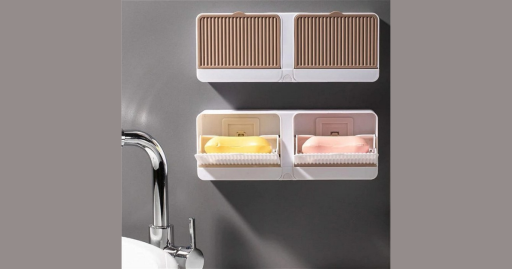 Wall-Mounted Soap Dish for Compact Bathrooms