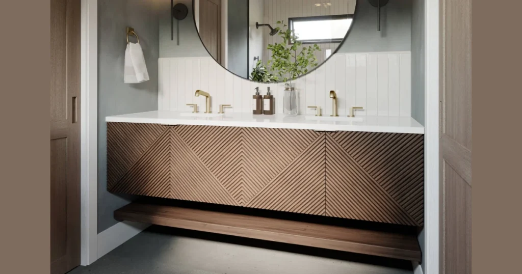 Wall-to-Wall Vanity Installation