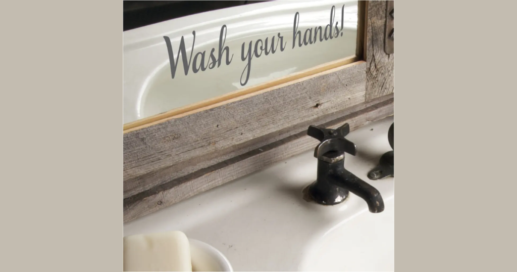 Wash Your Hands Reminder Sign
