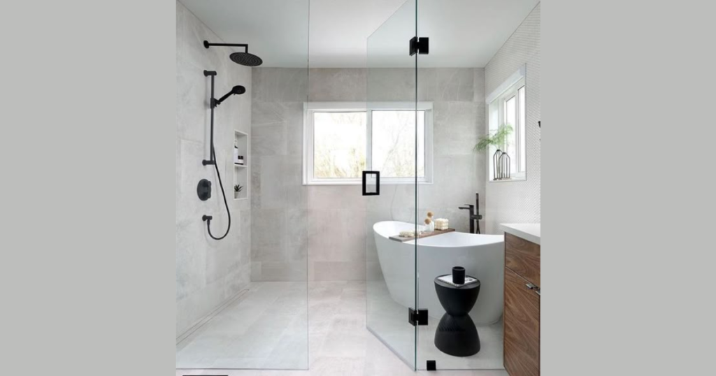 Wet Room Bathroom Layout Idea