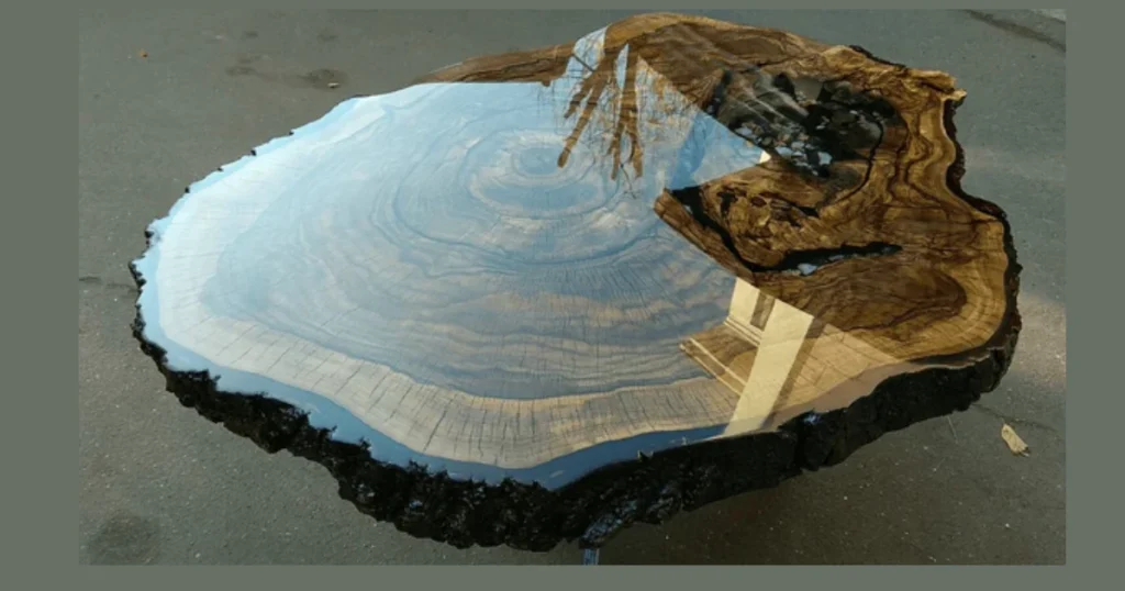 Epoxy Resin Tabletop for a Glossy Finish