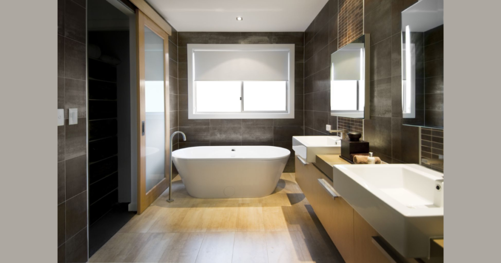 Wood Look Tile Flooring for Warmth Without Moisture Problems 