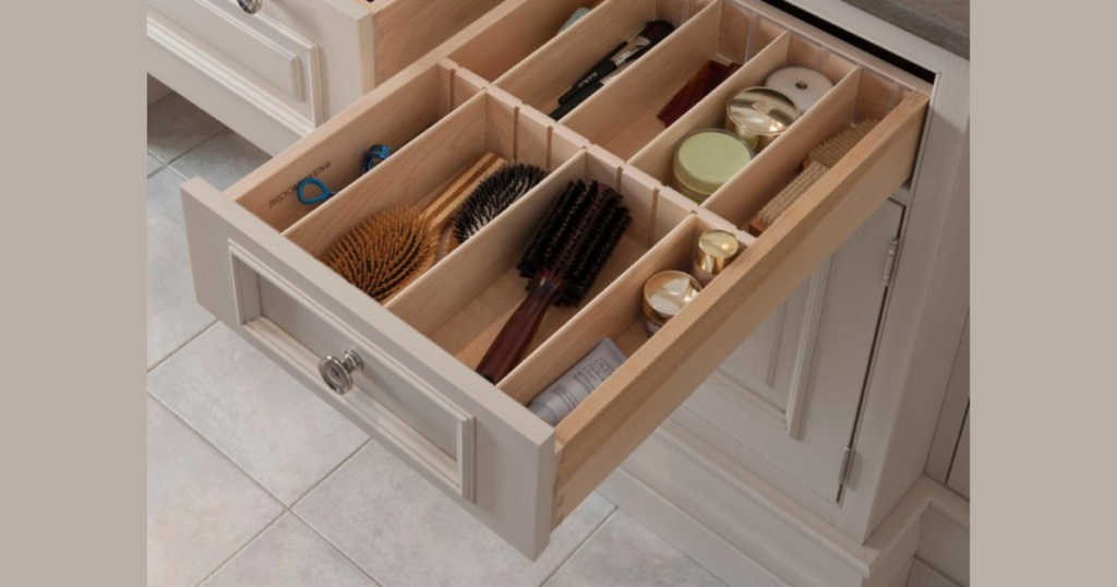 bathroom Drawer Dividers for Vanity Organization