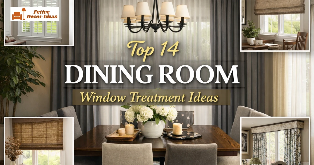dining room window treatment ideas