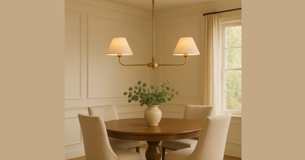 double pendant lights for balanced lighting