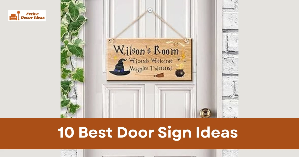10 Best Door Sign Ideas for Creative and Practical Door Identification