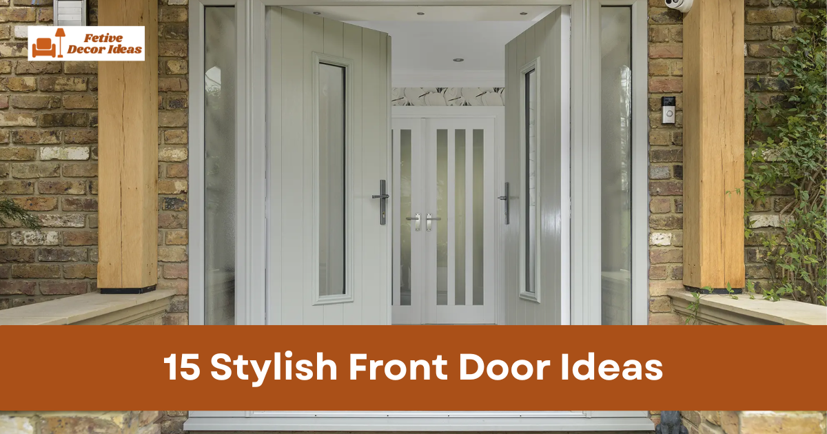 15 Stylish Front Door Ideas to Boost Curb Appeal