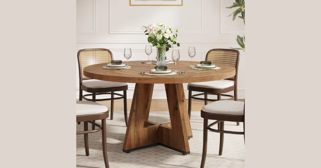 A Frame Dining Table Base Idea