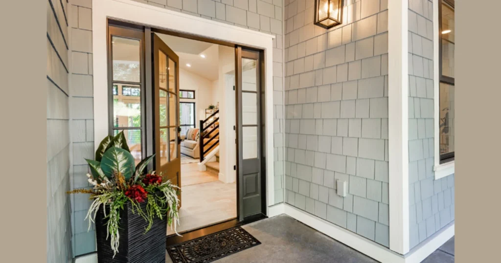 Accent Wall Around the Door