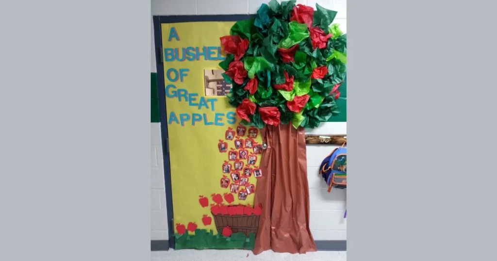 Apple Theme Classroom Door Decoration