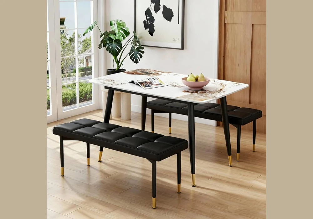 Bench Seating 50 Inch Dining Table