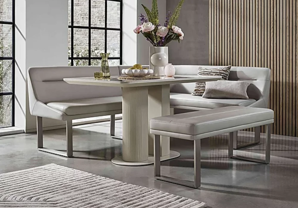 Bench Seating Dining Table for 10