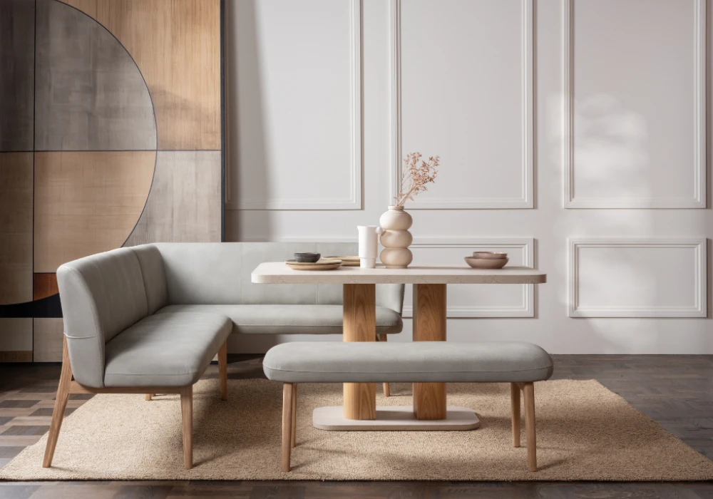 Bench Seating Dining Table for 12