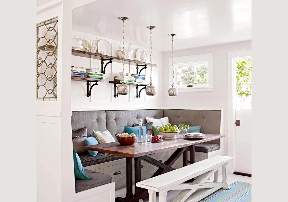 Bench Seating Kitchen Table Setup