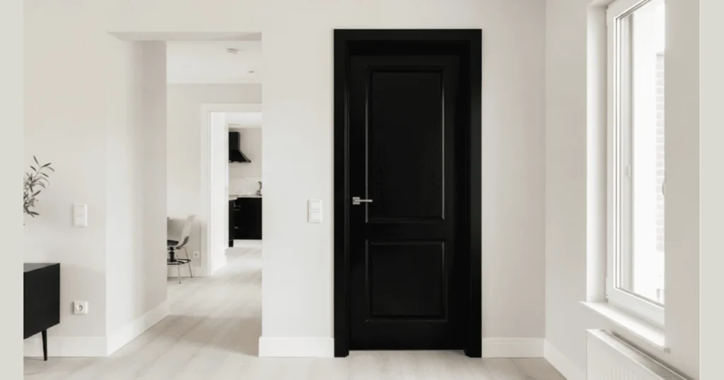 Black Painted Door Style