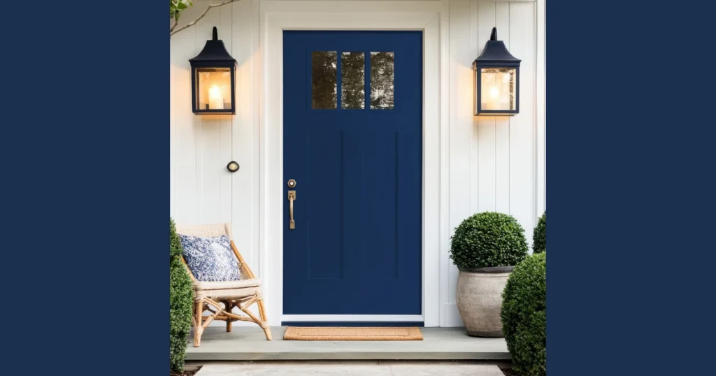 Bold Color Door Styling