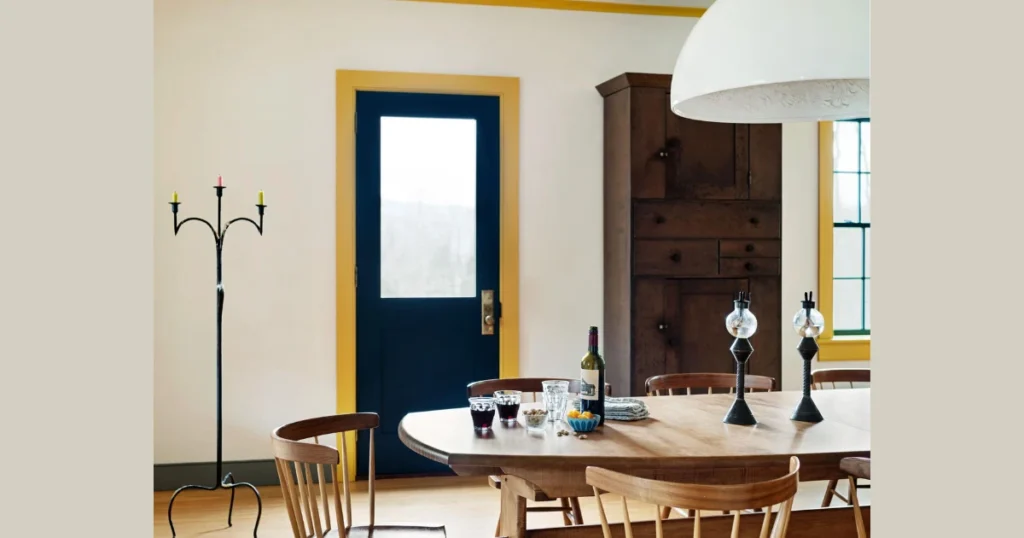 Bold Painted Door Frame Accent