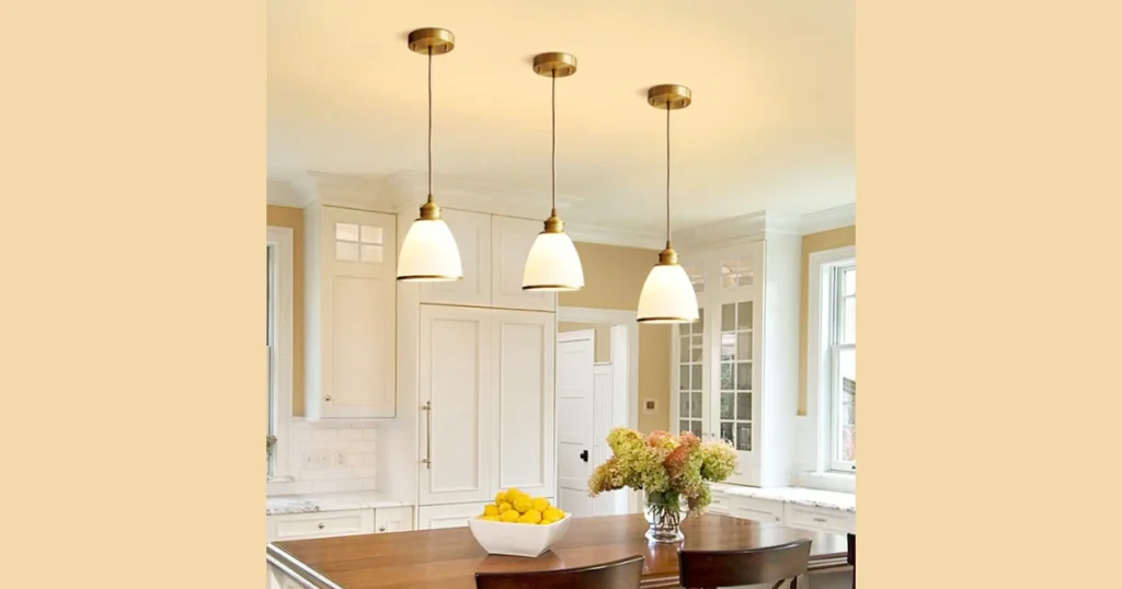 Brass Pendant Dining Light