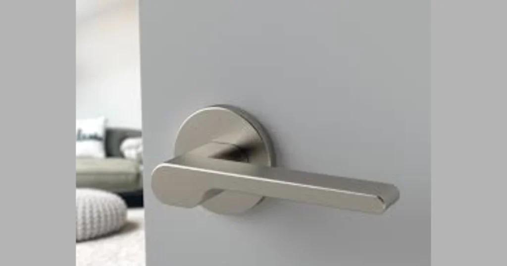 Brushed Nickel Lever Handle