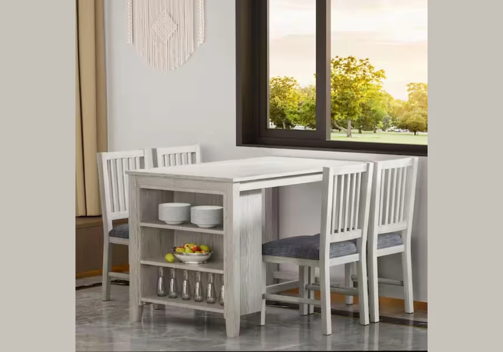 Built-In Dining Table with Storage