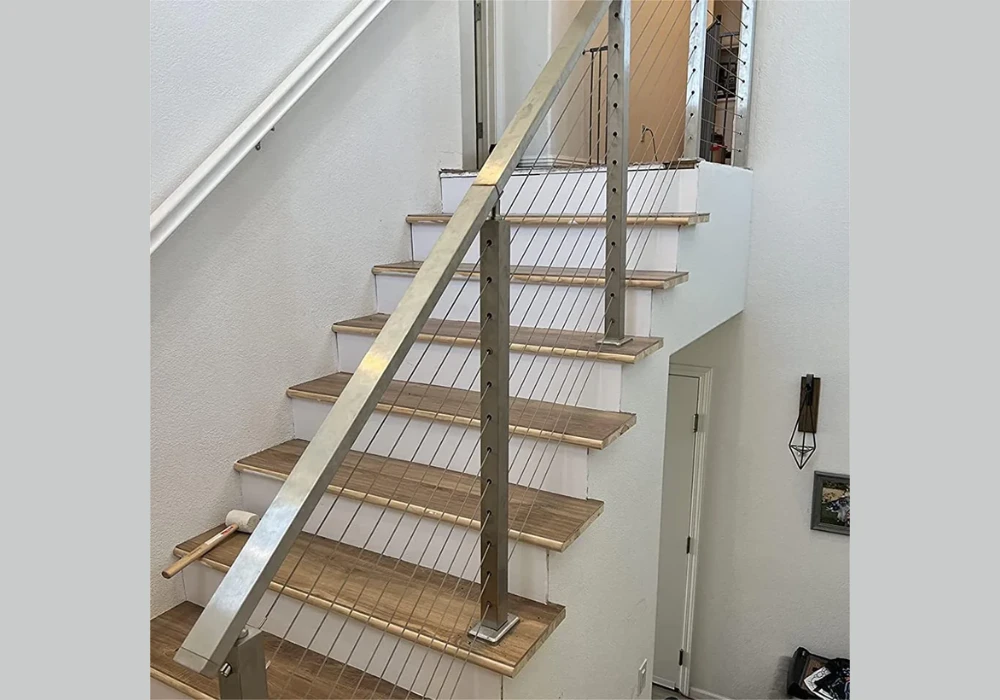 Cable Stair Railing Ideas for a Light Look