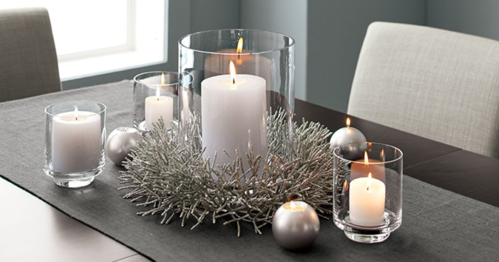 Candle Arrangement Table Top Idea