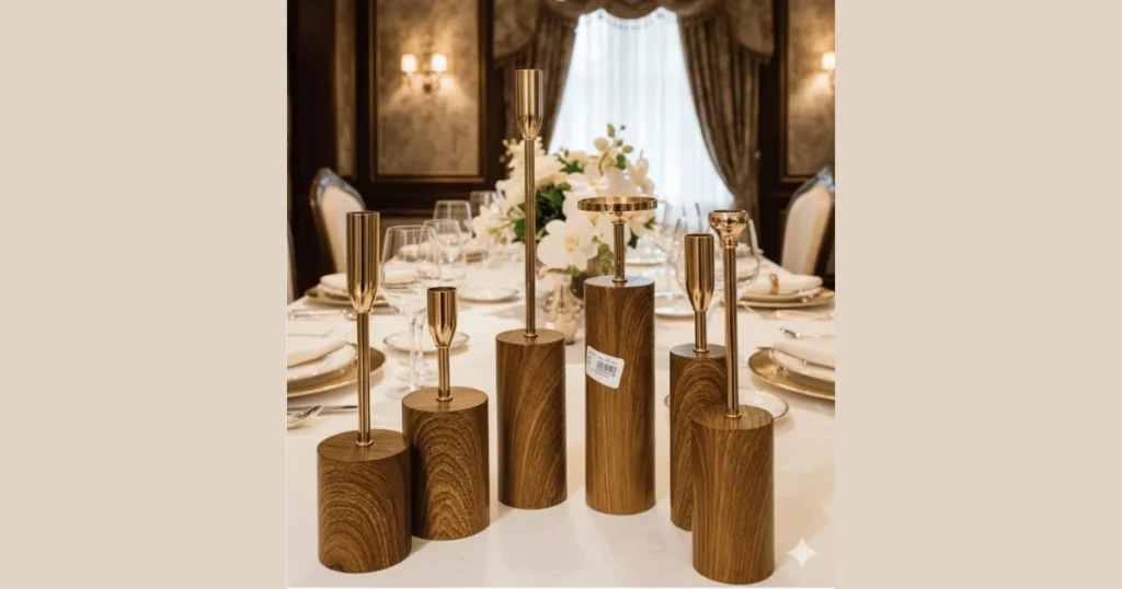 Candle Holder Dining Table Accessory